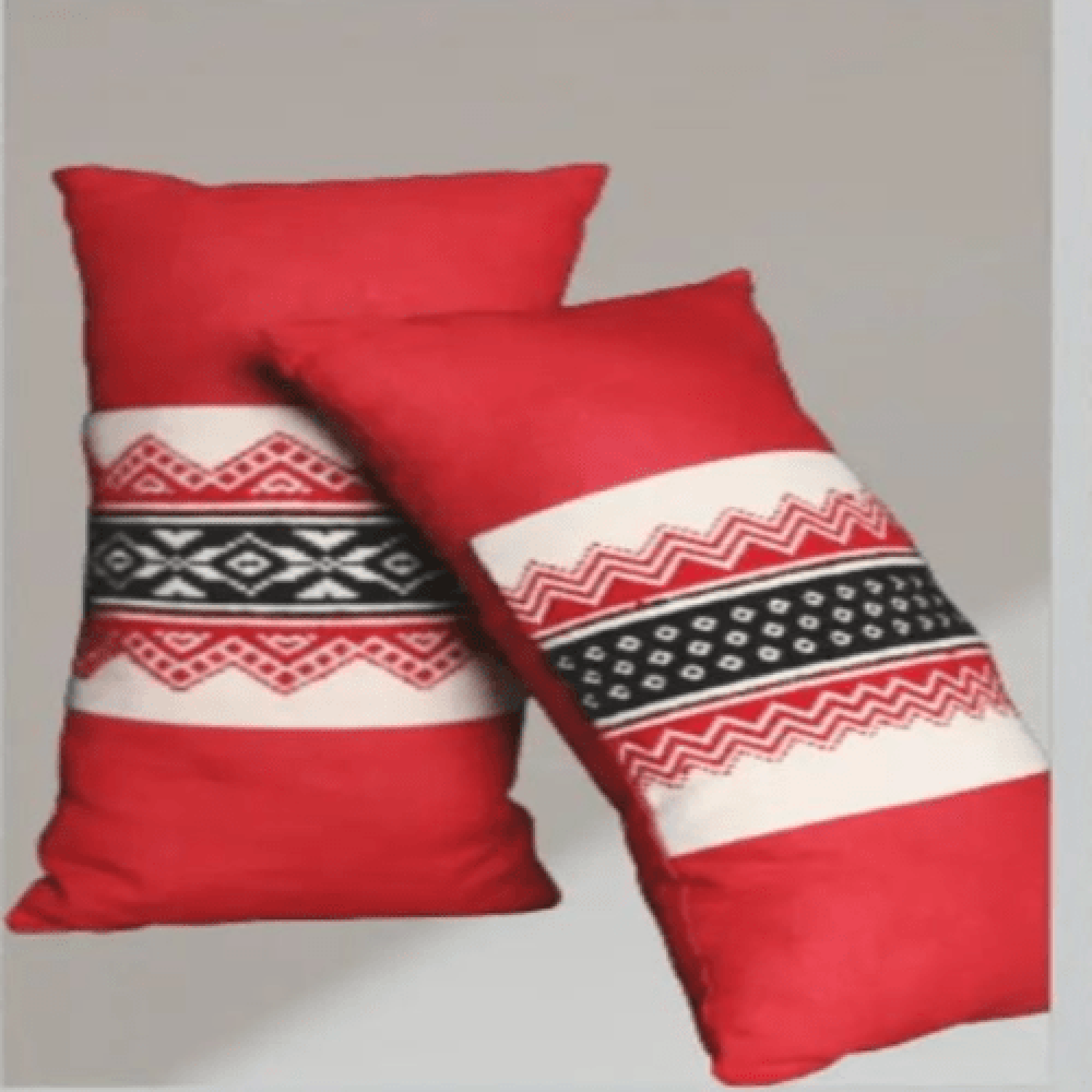 Toda Embroidered Patterned Mini Pillows With Fillers