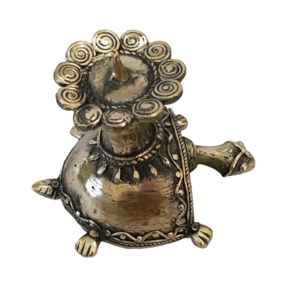Tortoise Turning Right Candle Holder