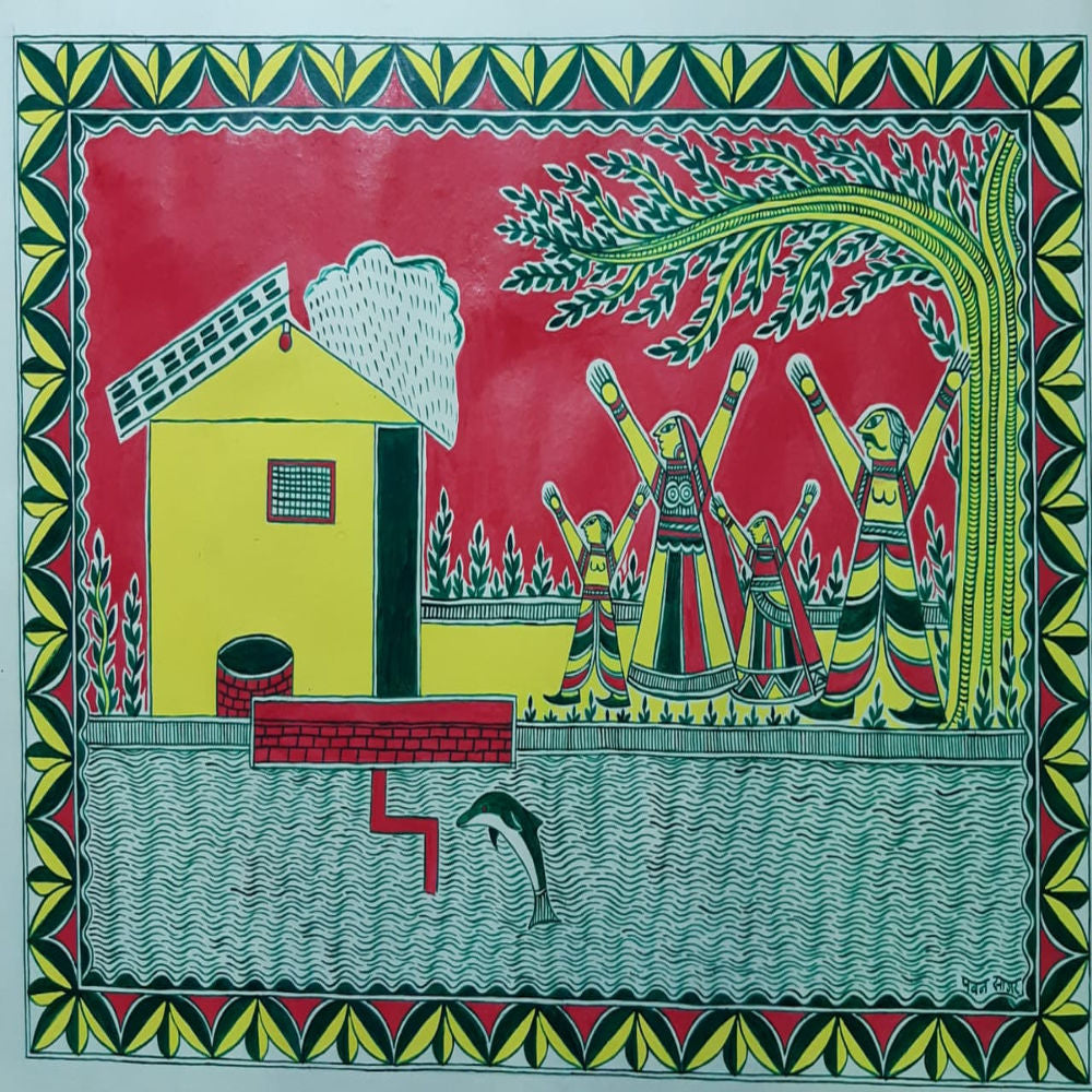 Traditional Classic Manjusha Painting