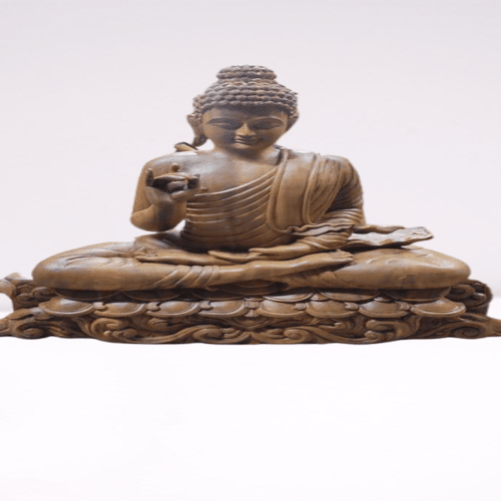 Traditional Handcarved Arumbavur Buddha