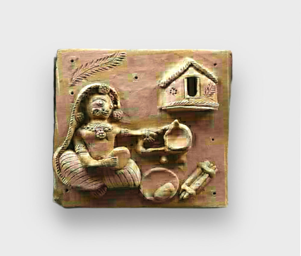 Traditional Terracotta Clay Of Molela Art