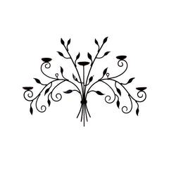 Tree hanging candle holder