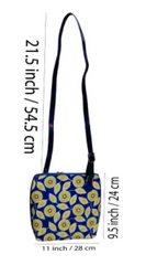 Trendy InkBlue Full Chain Sling Leather Bag