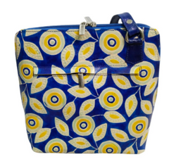 Trendy InkBlue Full Chain Sling Leather Bag