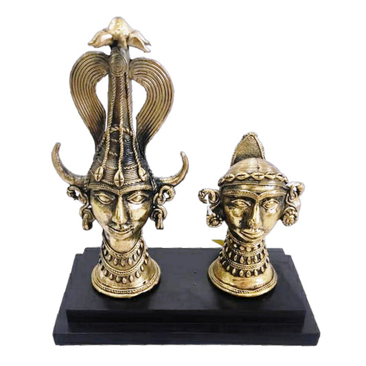 Tribal Head Pair of Men & Women