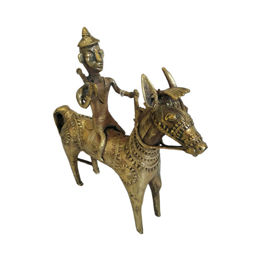 Tribal man Riding on the Horse