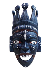 Tribal Man With Open Mouth Kushmandi Mask