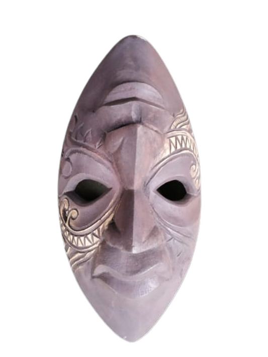 Tribal Man Wooden Kushmandi Mask
