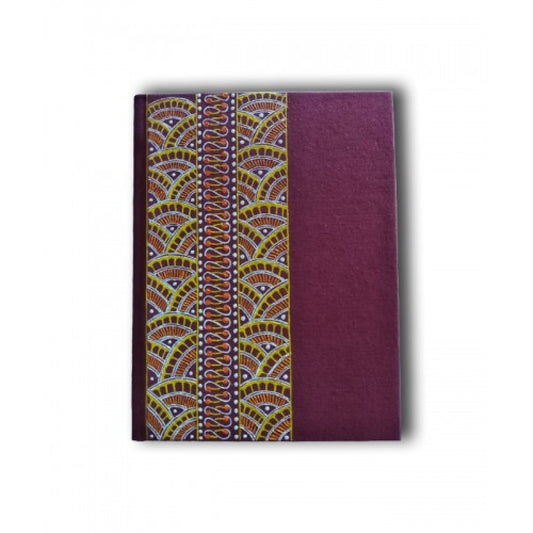 Handprinted Paper Diary Uttarakhand Aipan Art