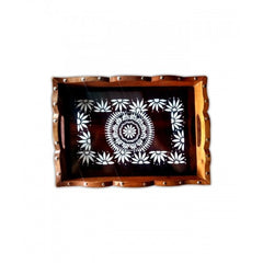 Uttarakhand Aipan Art Hanpainted Wooden Tray