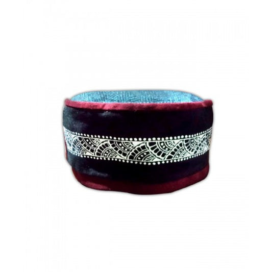 Uttarakhand Aipan Art Hanpainted Woolen Pahadi Topi