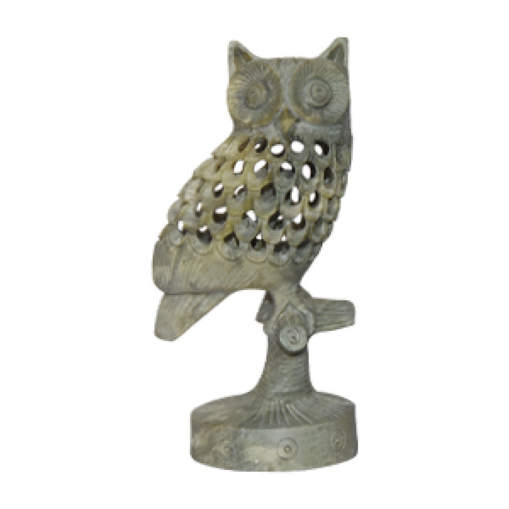 Varanasi Soft Jaali Work Owl Showpiece