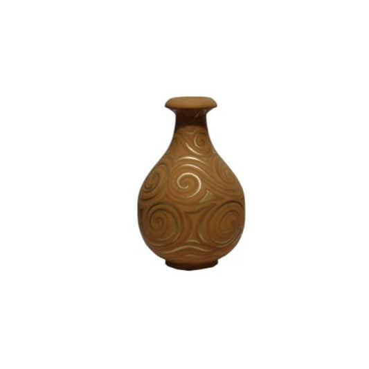Varanasi Wooden Lacquerware Matka Shape Flower Pot