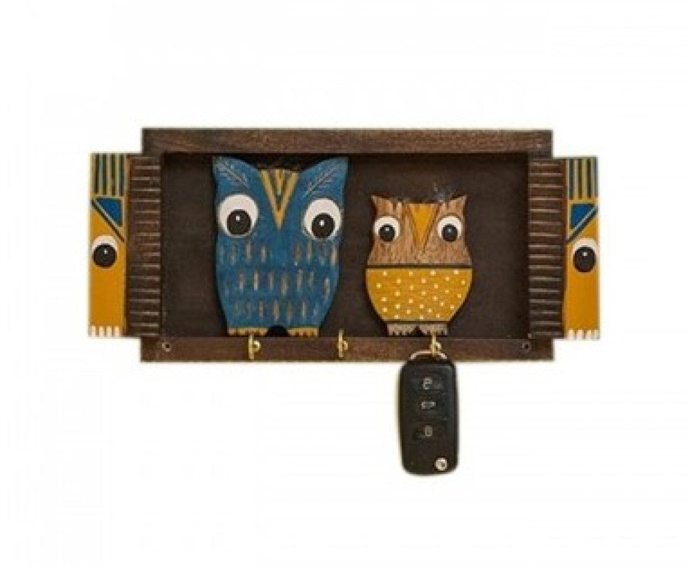 Varanasi Wooden Lacquerware Wall Key Holder