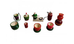 Varanasi Wooden Lacquerware Kitchen Set For Kids