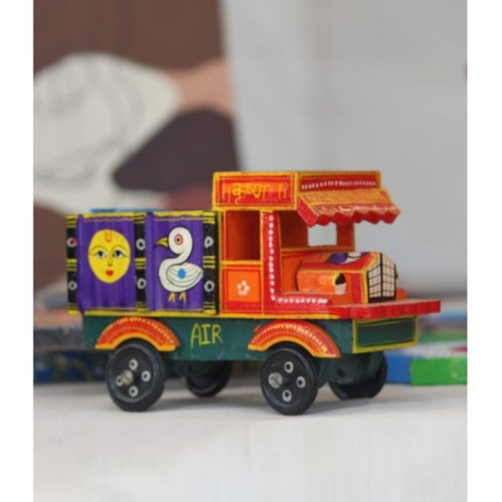 Varanasi Wooden Toy Truck For Kids & Decoration