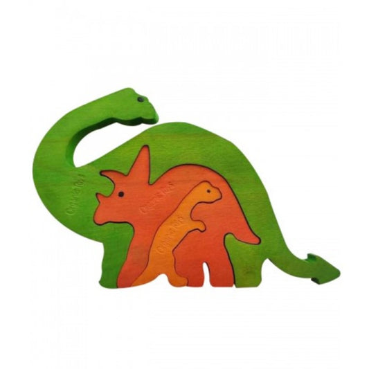 Varanasi Wooden Lacquerware & Toys Animal Shape Puzzle Game
