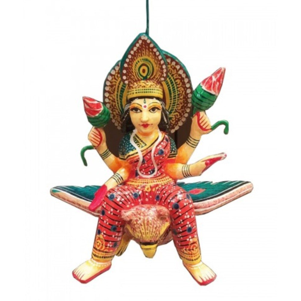Varanasi Wooden Toy Goddess Laxmi Flying Statue