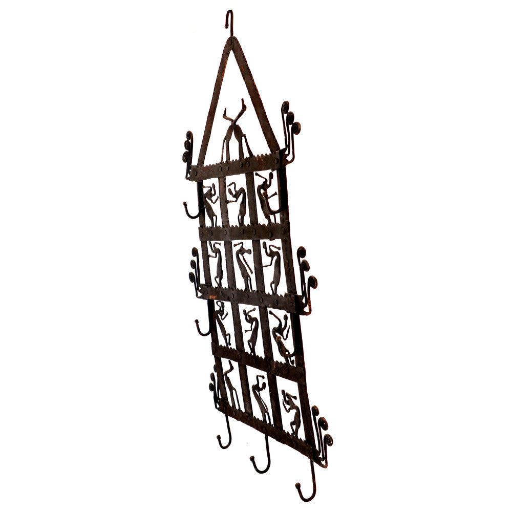 Bastar Iron craft hanger in Village house shape