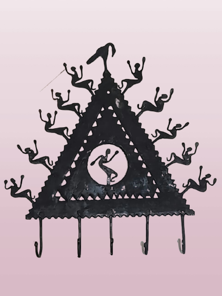 Wall Hanging in Triangle Shape Key Holder