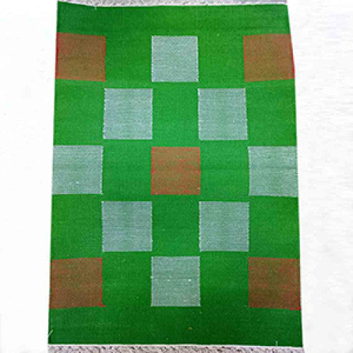 Handwoven Interlock Design Cotton Warangal Durries