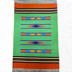 Handwoven Interlock Design Cotton Warangal Durries