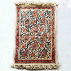 Handwoven Kalamkari Design Cotton Warangal Durries