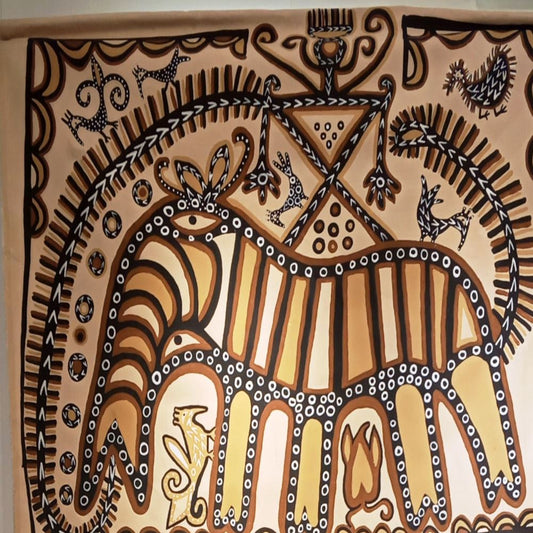 Wild Zeebra Khovar Painting