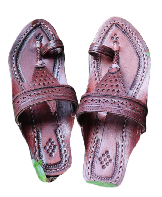 Women - Brown Chappal (I)