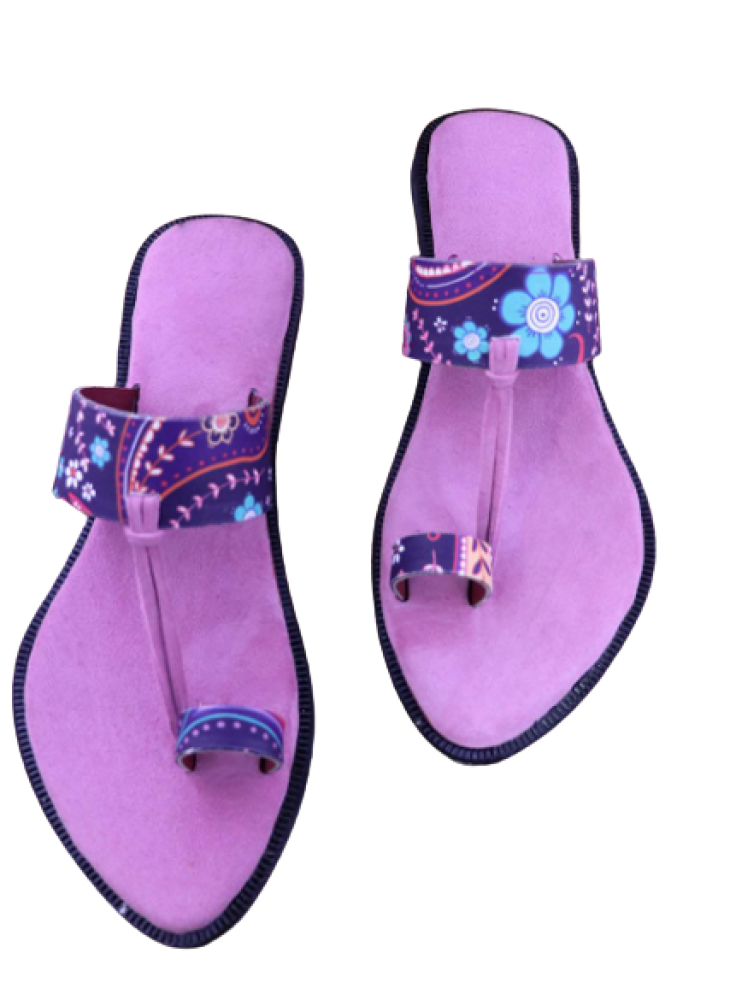 Women - Purple Chappal