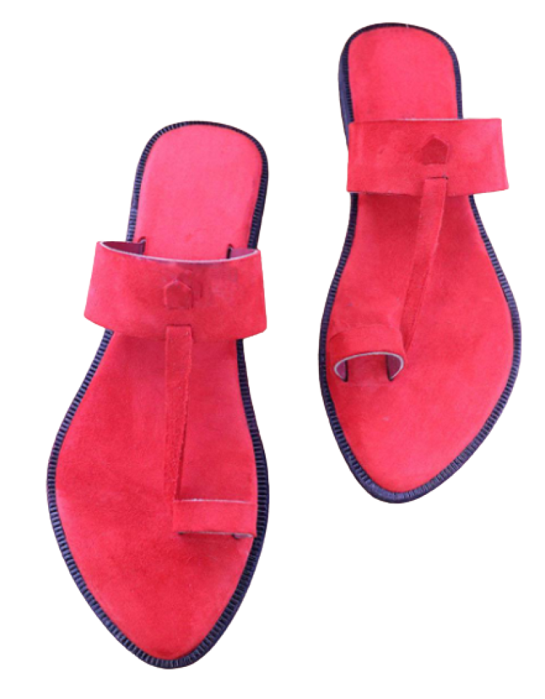 Women - Red Chappal