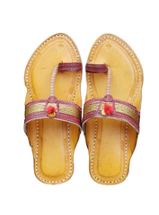 Women - Yellow Chappal (I)