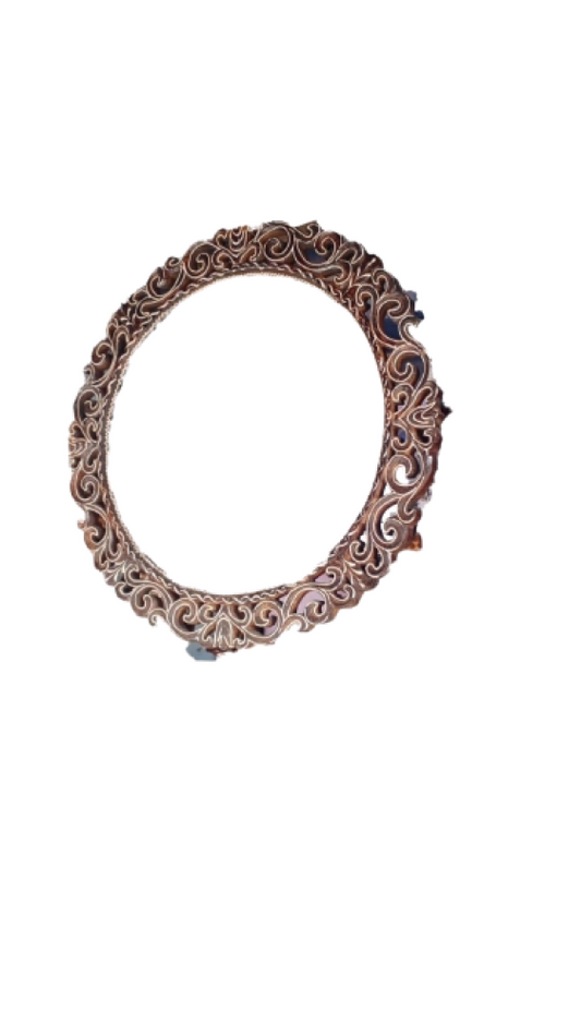 Wood Carved Jaali designed Mirror