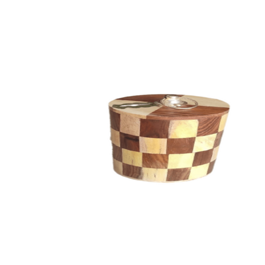 Wooden Chess Shaped Piggy Bank