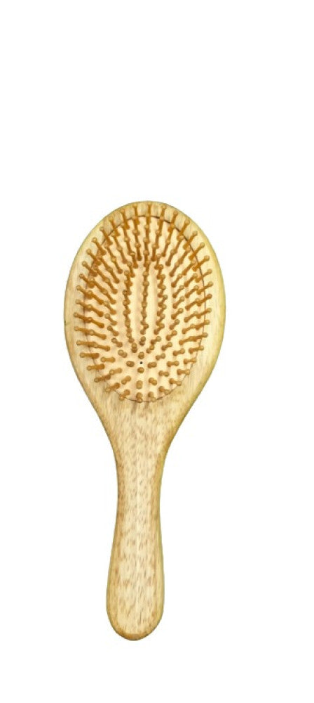 Wooden Paddle Brush Round