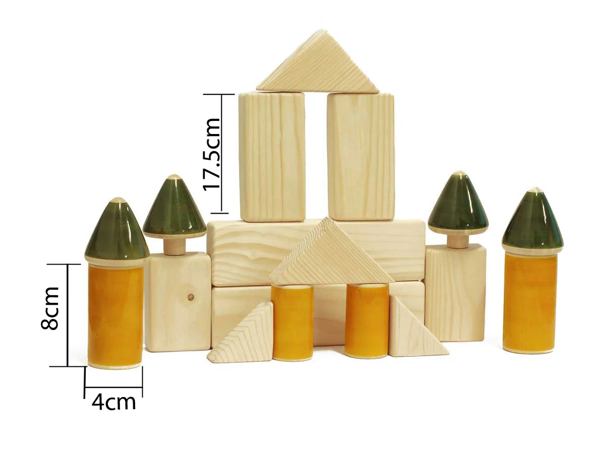 Wooden Stacking building blocks