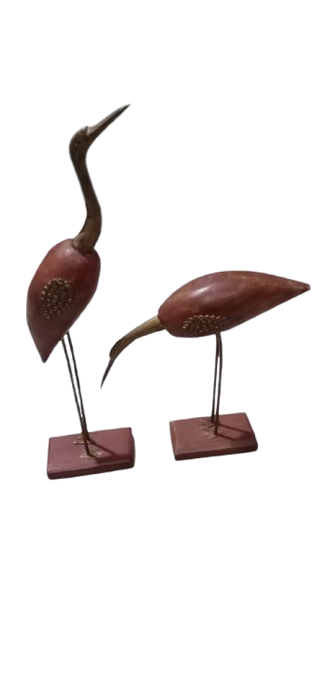 Wooden Swan Show Piece