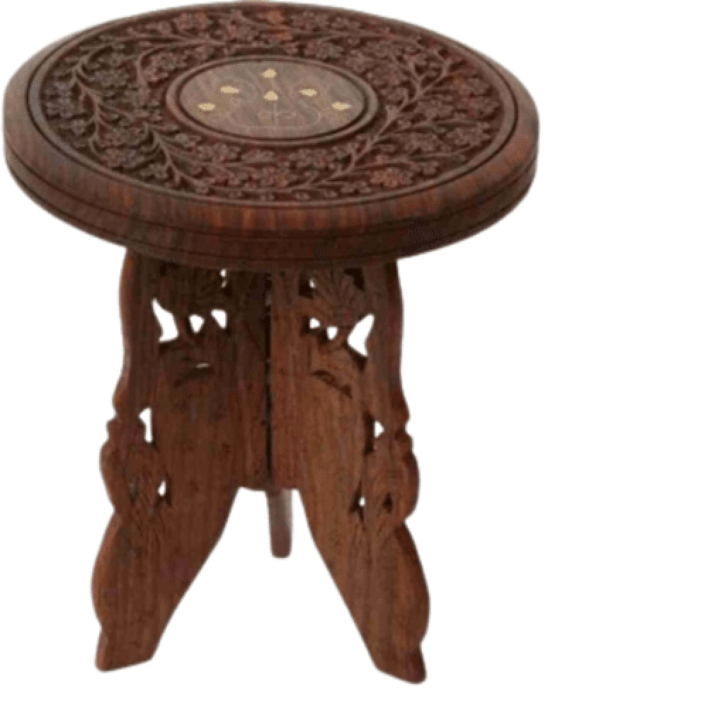 12 Inch Wooden Corner Table