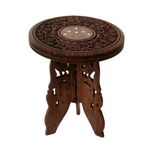15 Inch Wooden Corner Table