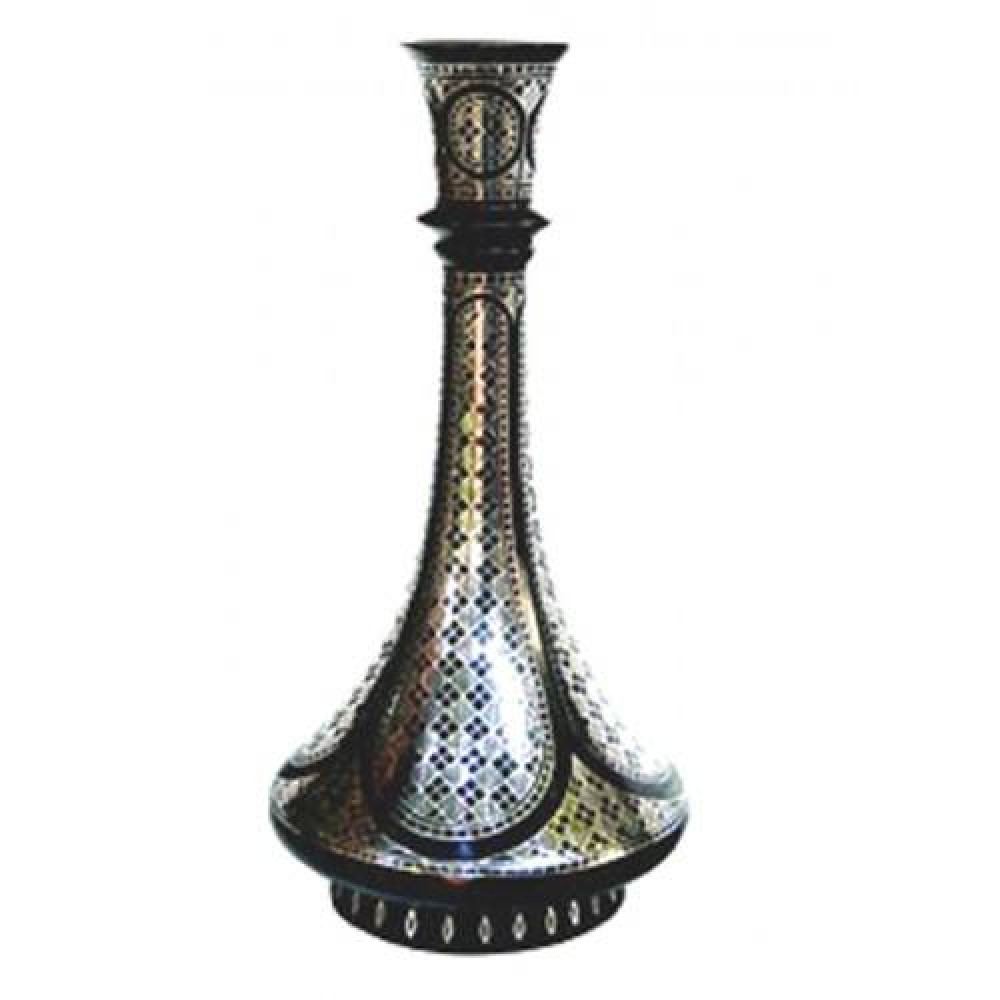 Black Metal Bidri Art Work Mahtabi Tarkashi Decorative Showpiece - 1