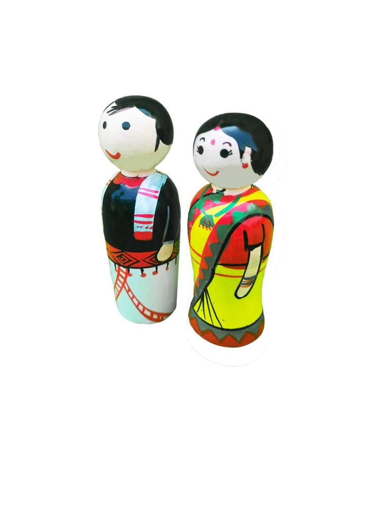 Assam Couple Doll - 0