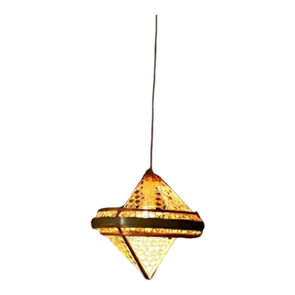 Bamboo Hanging light lamp - 0