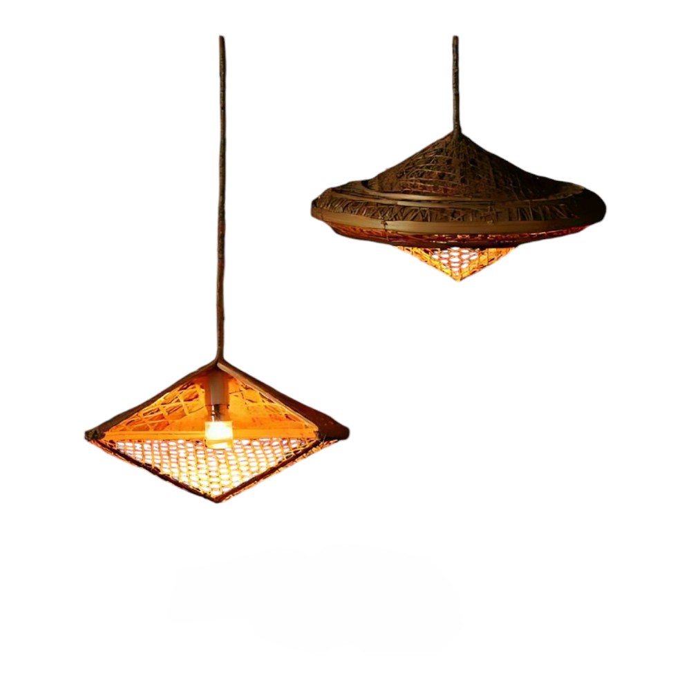 Bamboo Hanging Pendant Lamp