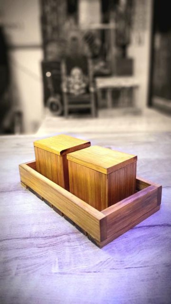 Bamboo Mini Tray Box Set