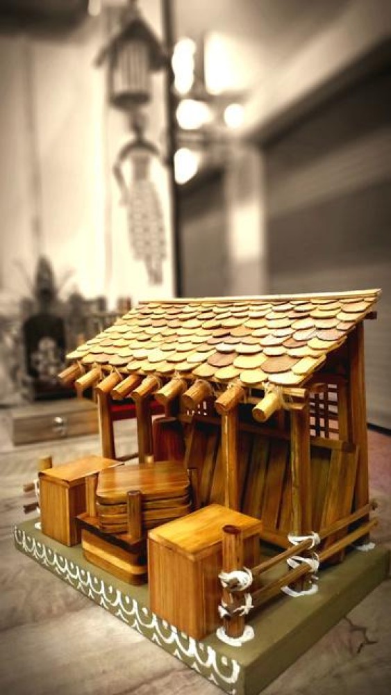 Bamboo Tribal House Set