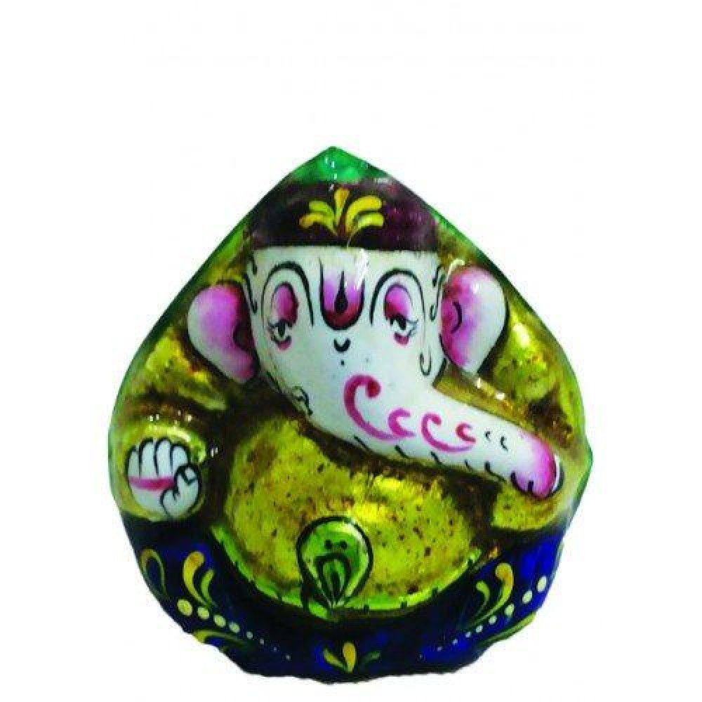 Banaras Gulabi Meenakari Craft Lord Ganesha - 1