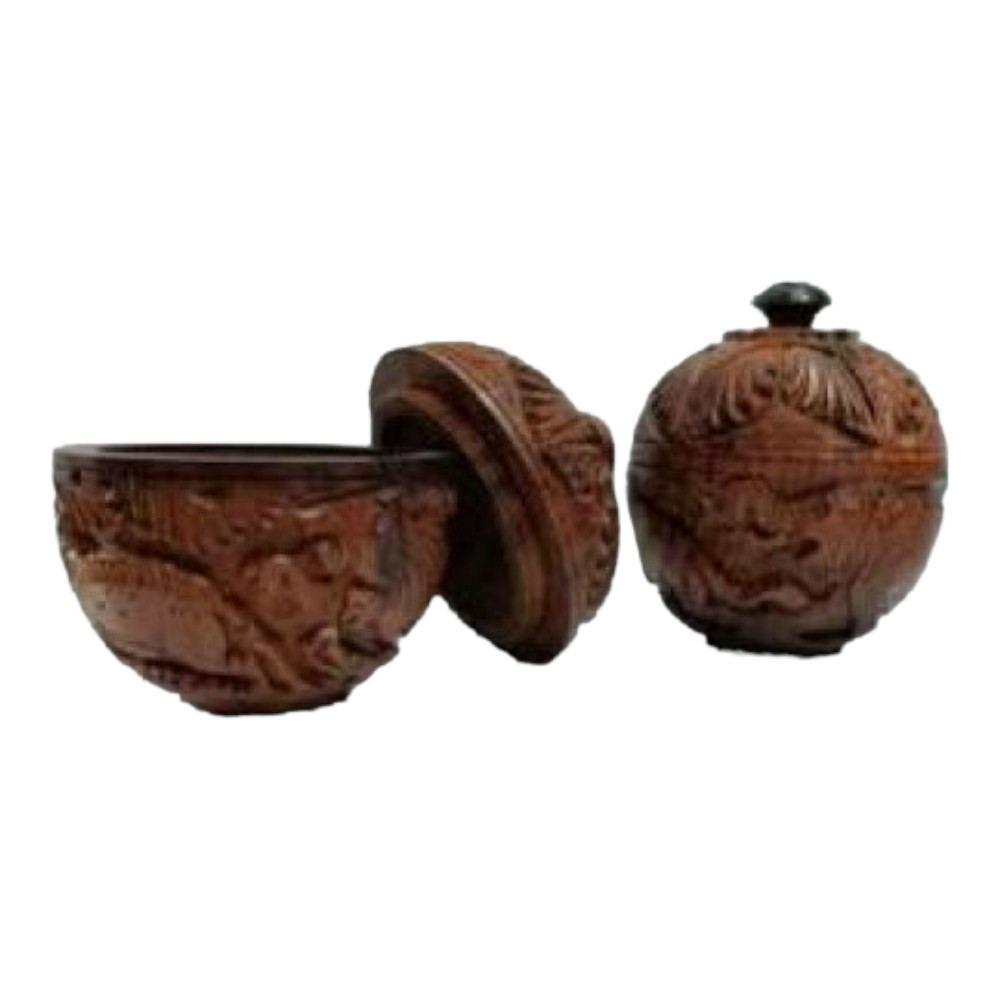Banaras Wood Carving Handcrafted Rosewood Jewellery Box