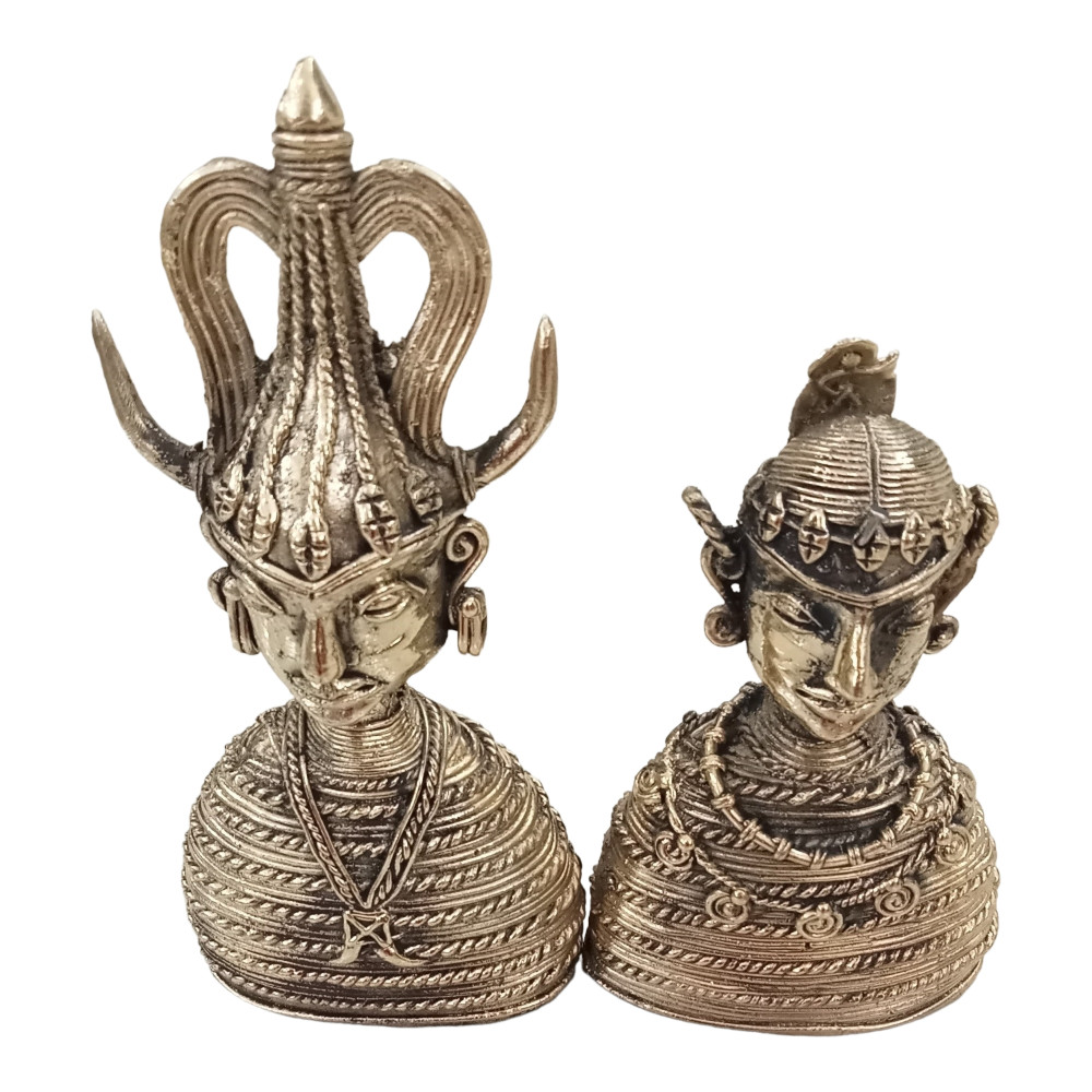 Bastar Metal Craft Head Pair Style 4