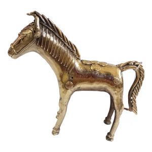 Bastar Metal Craft Of Standing Horse