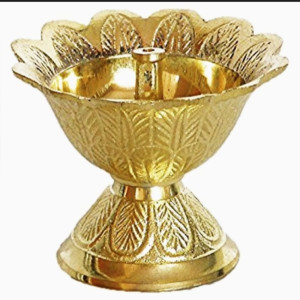 Beautiful Golden Brass Payali Diya Jyoti set of 2 ( Style 1 )